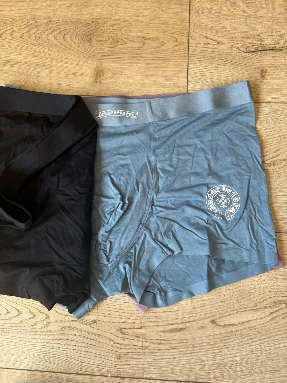 Chrome Hearts Black Logo Boxer Briefs